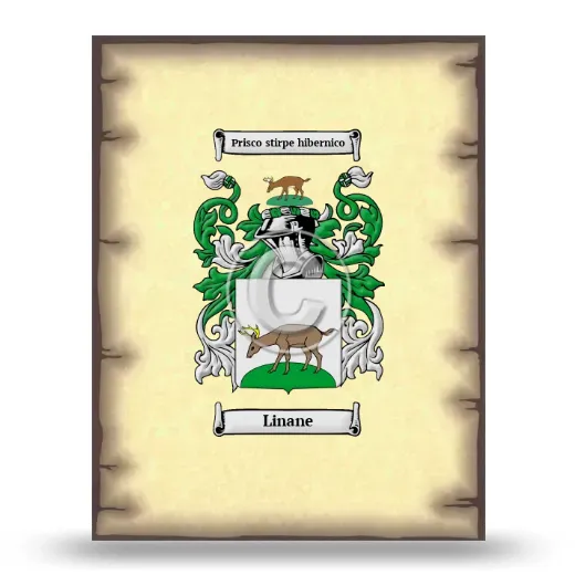 Linane Coat of Arms Print