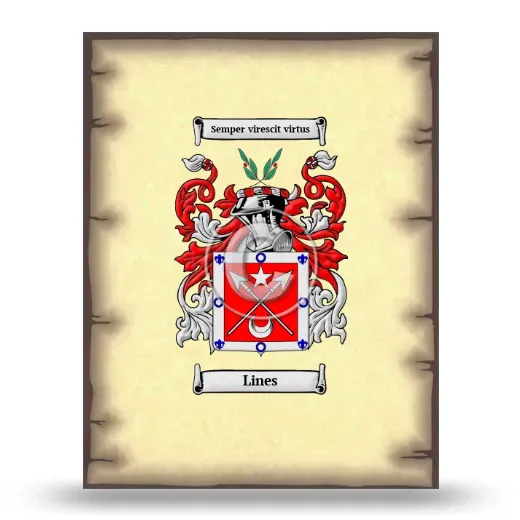Lines Coat of Arms Print
