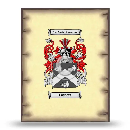 Linnett Coat of Arms Print