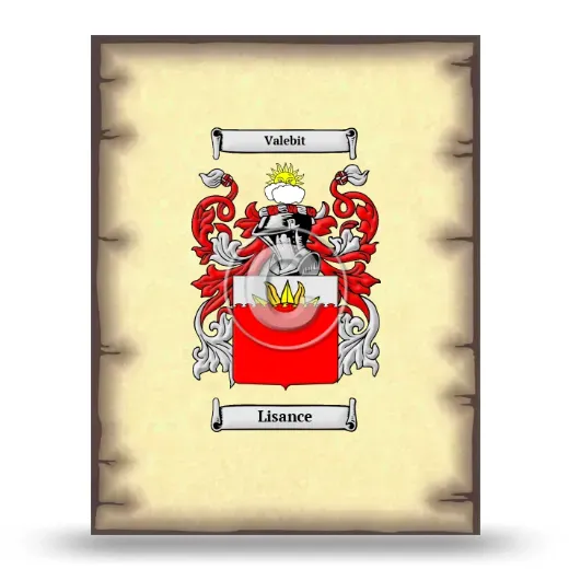 Lisance Coat of Arms Print