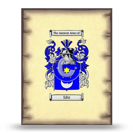 Litz Coat of Arms Print