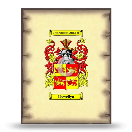 Llywellyn Coat of Arms Print