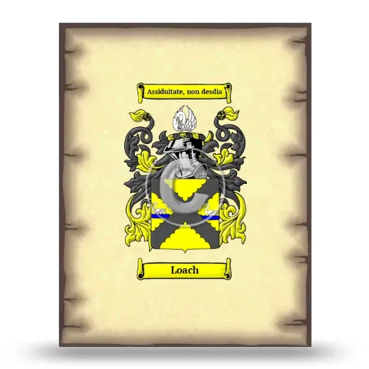 Loach Coat of Arms Print