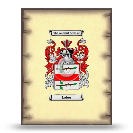 Lober Coat of Arms Print