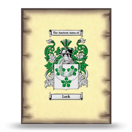 Lock Coat of Arms Print