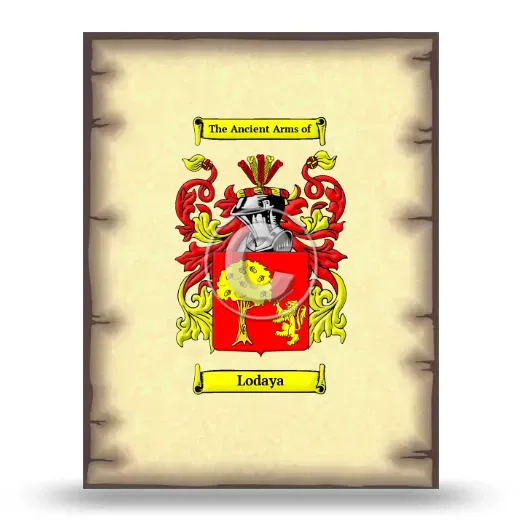 Lodaya Coat of Arms Print