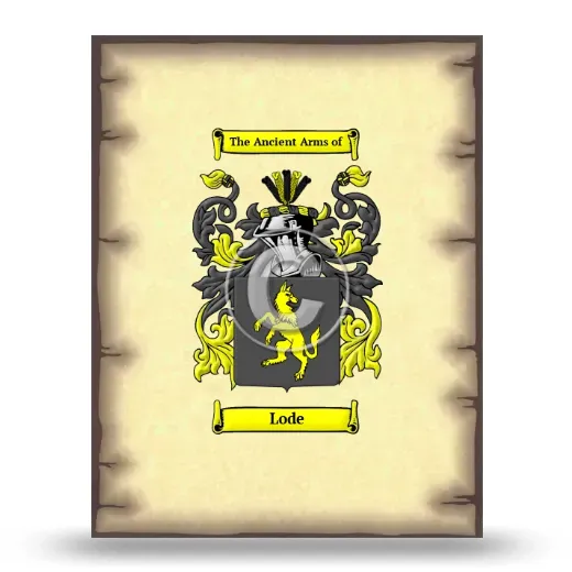 Lode Coat of Arms Print