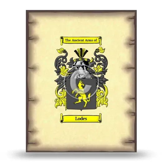 Lodes Coat of Arms Print