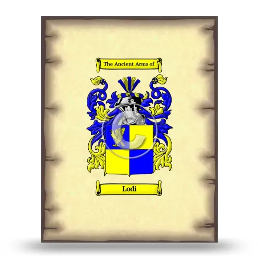 Lodi Coat of Arms Print