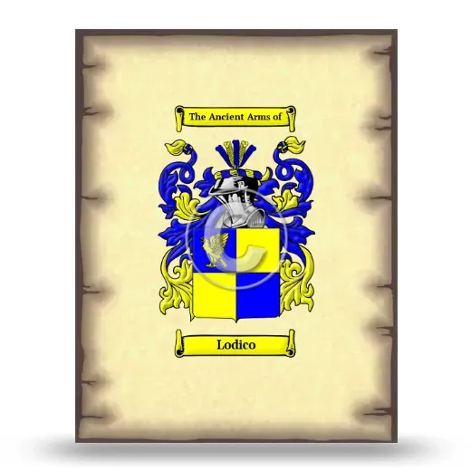 Lodico Coat of Arms Print