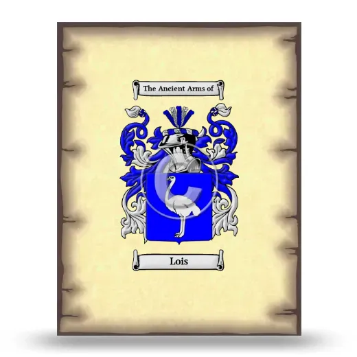 Lois Coat of Arms Print
