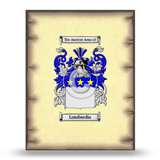 Lombardia Coat of Arms Print