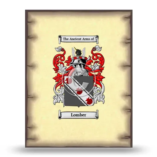 Lomber Coat of Arms Print