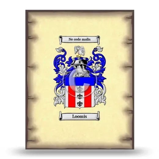 Loomis Coat of Arms Print