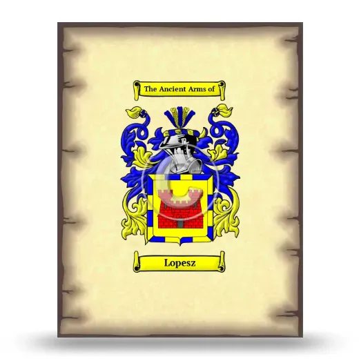 Lopesz Coat of Arms Print