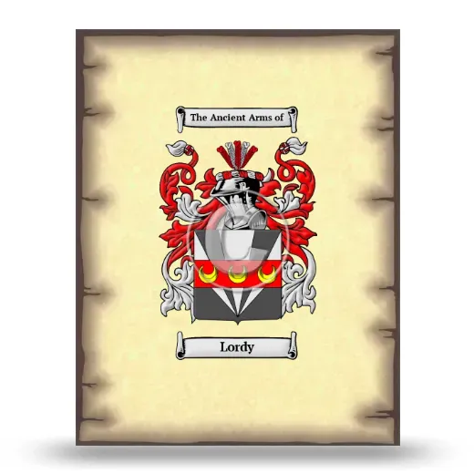 Lordy Coat of Arms Print