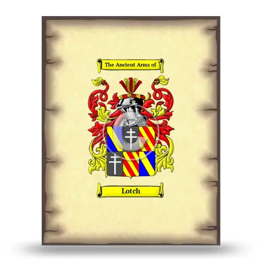 Lotch Coat of Arms Print