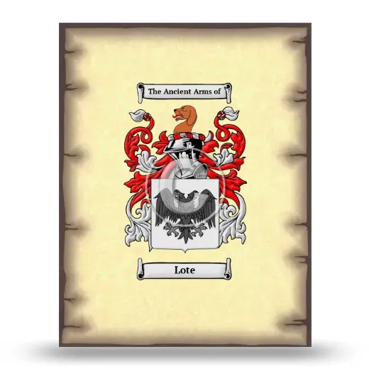 Lote Coat of Arms Print