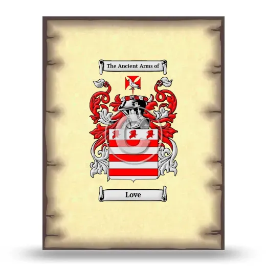 Love Coat of Arms Print
