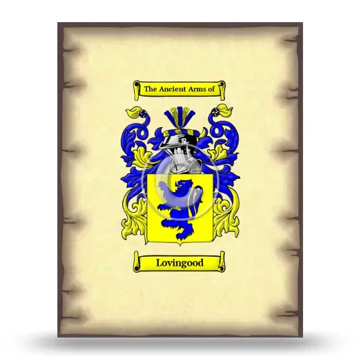 Lovingood Coat of Arms Print