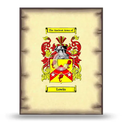Lowin Coat of Arms Print