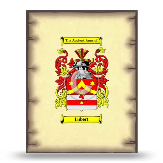 Lubert Coat of Arms Print