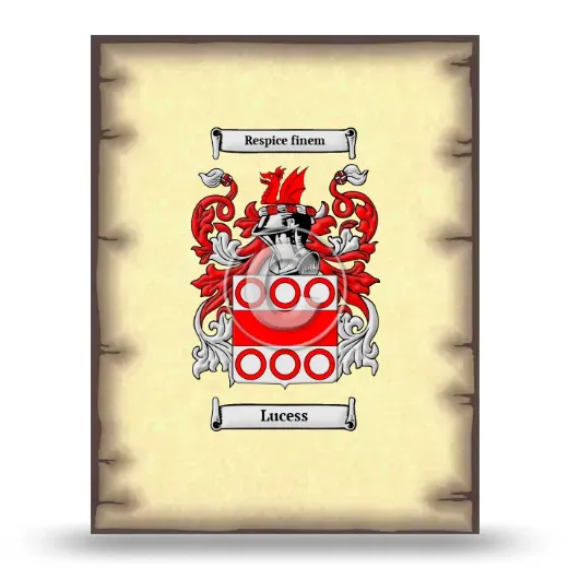 Lucess Coat of Arms Print