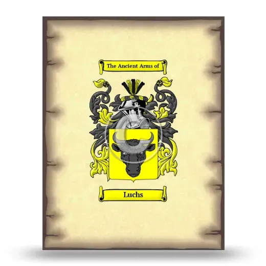 Luchs Coat of Arms Print