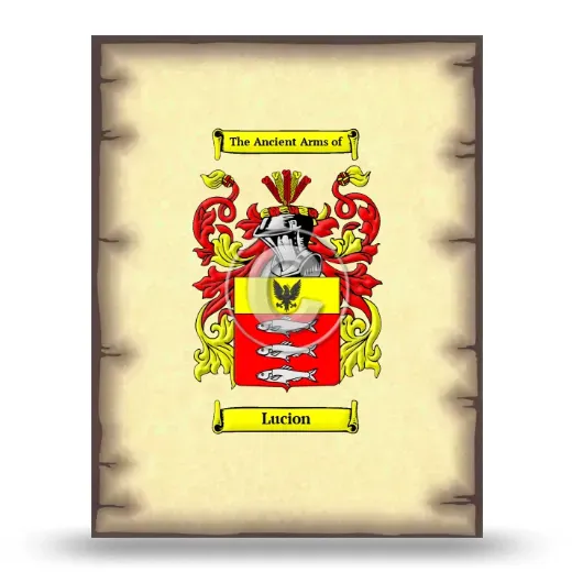 Lucion Coat of Arms Print