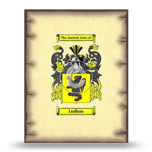 Ludlum Coat of Arms Print