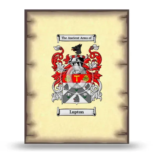 Lupton Coat of Arms Print