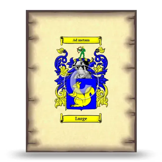Lurge Coat of Arms Print