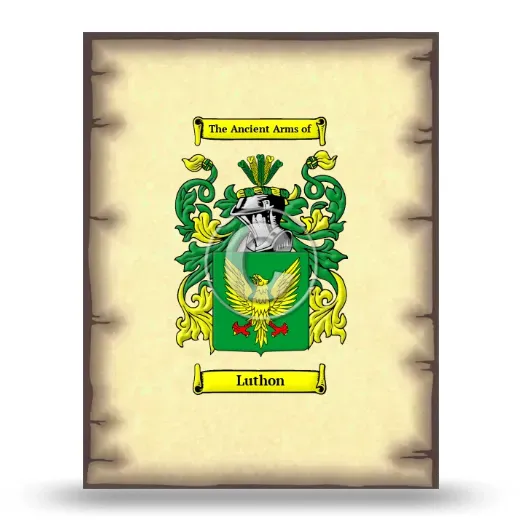 Luthon Coat of Arms Print