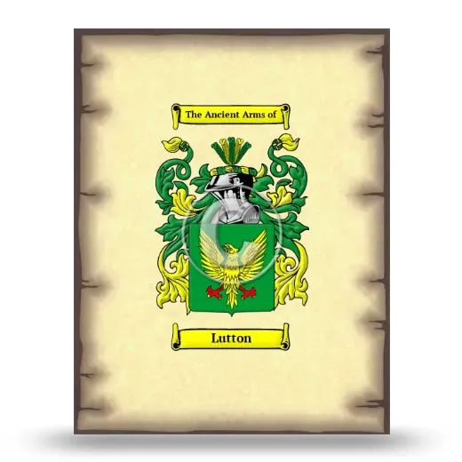 Lutton Coat of Arms Print