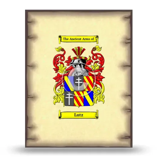 Lutz Coat of Arms Print