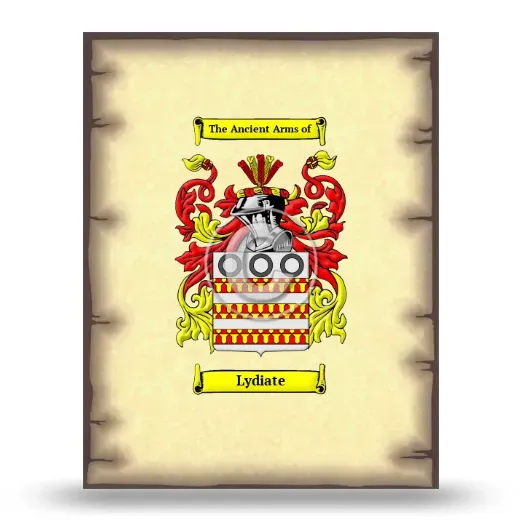 Lydiate Coat of Arms Print