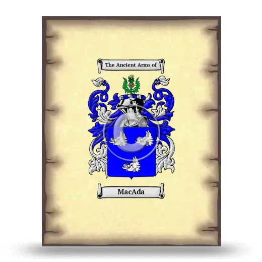 MacAda Coat of Arms Print