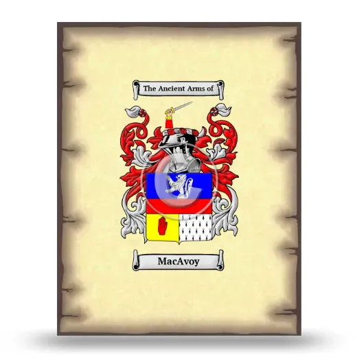 MacAvoy Coat of Arms Print