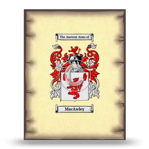 MacAwley Coat of Arms Print