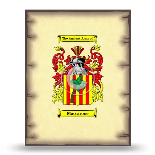 Maccarone Coat of Arms Print