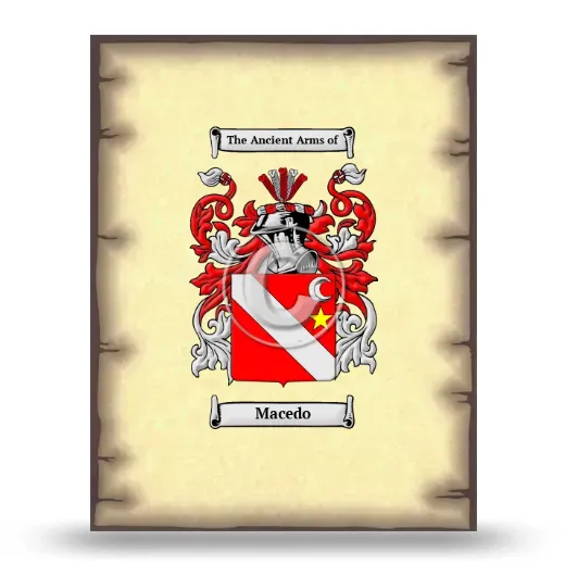 Macedo Coat of Arms Print