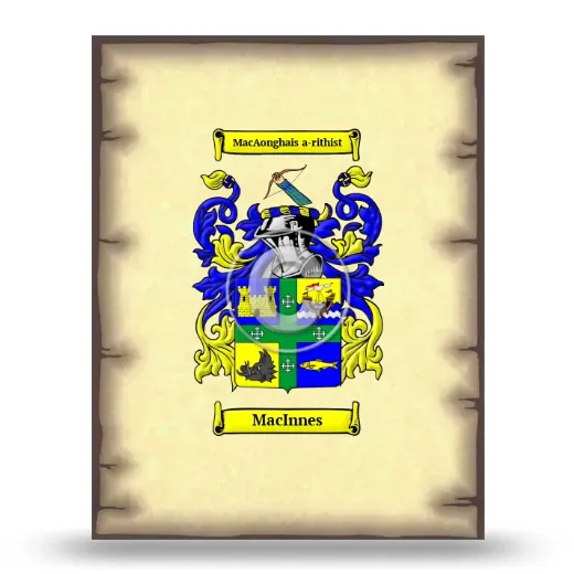MacInnes Coat of Arms Print