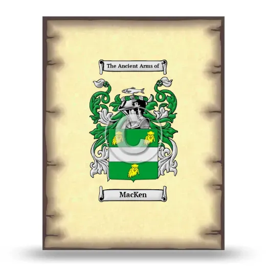MacKen Coat of Arms Print