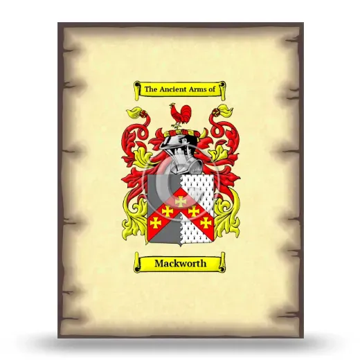 Mackworth Coat of Arms Print