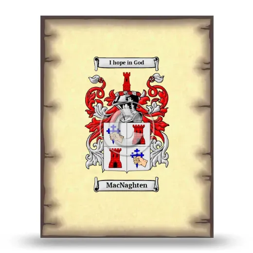 MacNaghten Coat of Arms Print