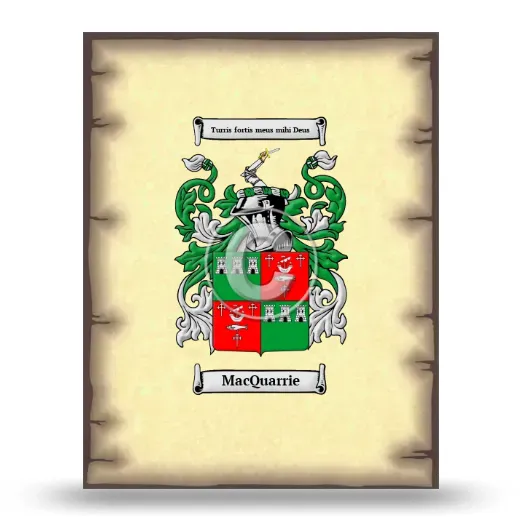 MacQuarrie Coat of Arms Print