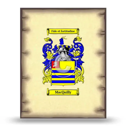 MacQuilly Coat of Arms Print