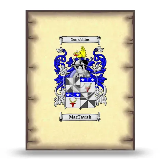 MacTavish Coat of Arms Print