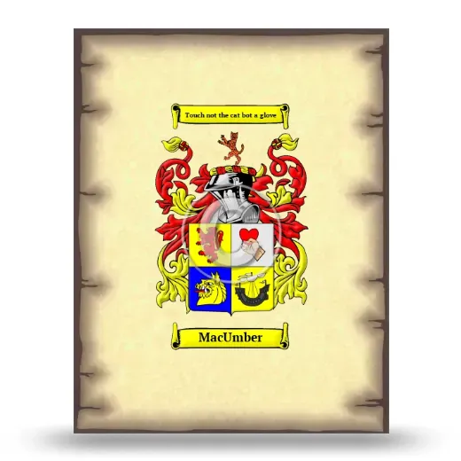 MacUmber Coat of Arms Print