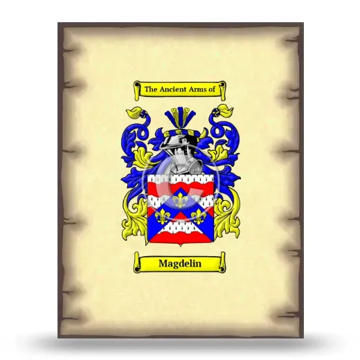 Magdelin Coat of Arms Print